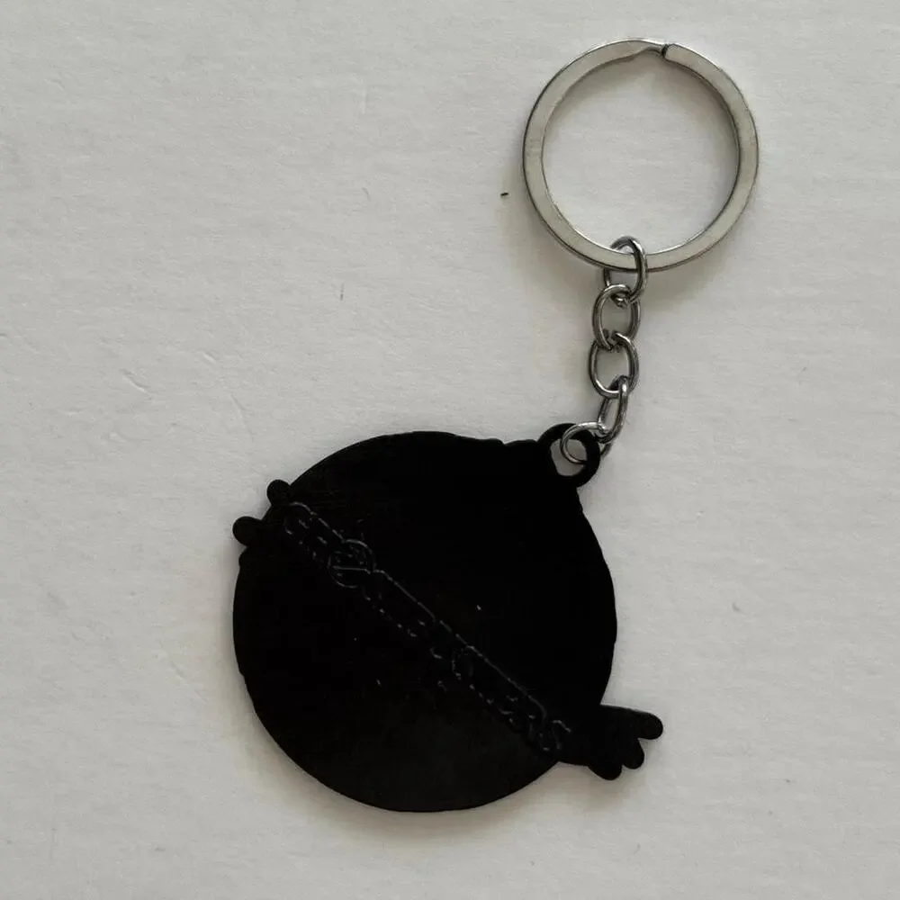 Y2K Red, White, and Silver Ghostbusters Keychain - Picture 2 of 3